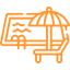 orange swimming pool image