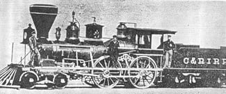 black and white train photo